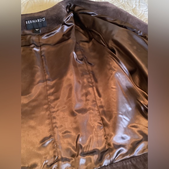 Bernardo Suede Jacket - Brown Python (2X*) - Picture 6 of 12